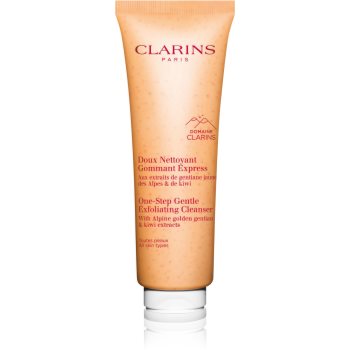 Clarins One Step Gentle Exfoliating Cleanser gel exfoliant delicat pentru toate tipurile de ten - imagine 2